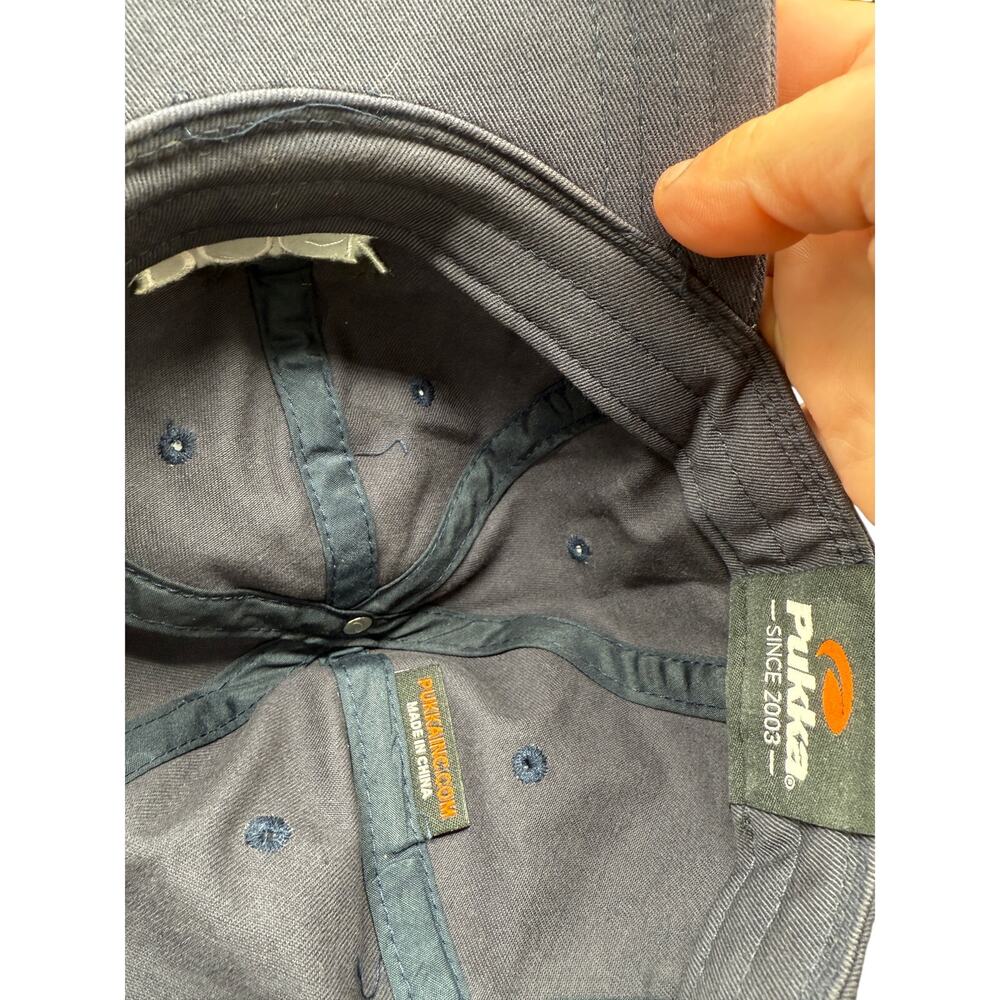 🧢 Rock Creek Gray Dad Hat Strapback Casual Outdoor Minimalist Cap - Picture 4 of 4